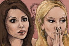 "You Know What? My Children Are In the House. We're Done. Please Leave." - Heather Dubrow & Shannon Beador