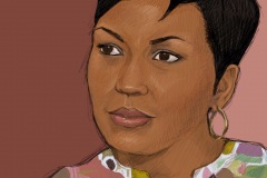 "When She Implied Bush Was a Better Man Than Obama, I Damn Near Choked On My Food" - Stacie Scott Turner